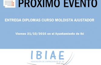 IBIAE asistirá a la entrega de diplomas del curso de moldista ajustador